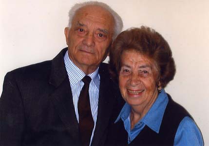 Михаил Миркин с женой.