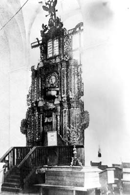Друйская синагога. Фото Я. Булгака.1928 г.