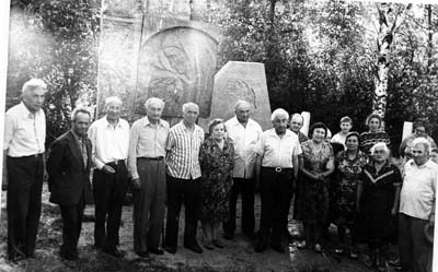 Открытие памятника в Березовке