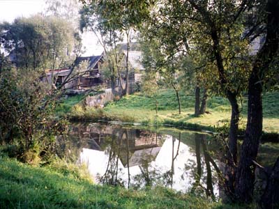 Liozno. The River Moshna.