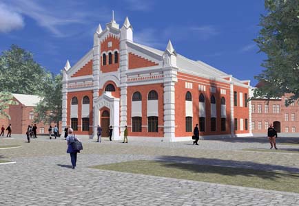 Проект реставрации здания бывшей синагоги на Большой Ильинской улице.