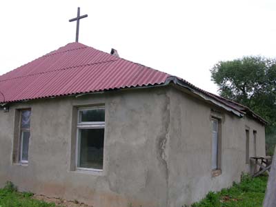 Baptist church in Batsevichi, possibly former synagogue.