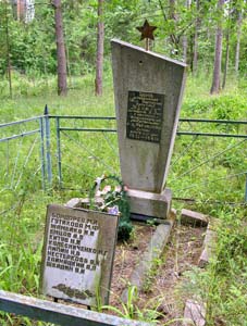 Place of execution of the Jews from Schetinki.