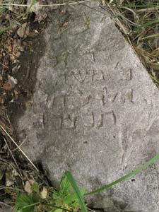 Jewish cemetery in Zaverezhie.